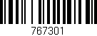 Código de barras (EAN, GTIN, SKU, ISBN): '767301'