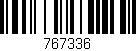 Código de barras (EAN, GTIN, SKU, ISBN): '767336'