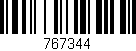 Código de barras (EAN, GTIN, SKU, ISBN): '767344'