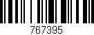Código de barras (EAN, GTIN, SKU, ISBN): '767395'