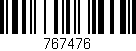 Código de barras (EAN, GTIN, SKU, ISBN): '767476'