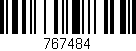 Código de barras (EAN, GTIN, SKU, ISBN): '767484'