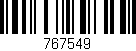 Código de barras (EAN, GTIN, SKU, ISBN): '767549'
