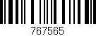 Código de barras (EAN, GTIN, SKU, ISBN): '767565'