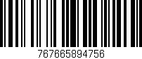 Código de barras (EAN, GTIN, SKU, ISBN): '767665894756'