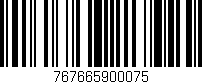 Código de barras (EAN, GTIN, SKU, ISBN): '767665900075'