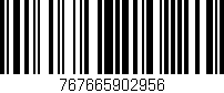 Código de barras (EAN, GTIN, SKU, ISBN): '767665902956'