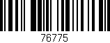 Código de barras (EAN, GTIN, SKU, ISBN): '76775'