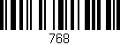 Código de barras (EAN, GTIN, SKU, ISBN): '768'