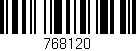 Código de barras (EAN, GTIN, SKU, ISBN): '768120'