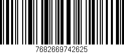 Código de barras (EAN, GTIN, SKU, ISBN): '7682669742625'