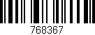 Código de barras (EAN, GTIN, SKU, ISBN): '768367'