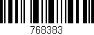 Código de barras (EAN, GTIN, SKU, ISBN): '768383'