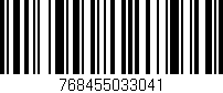 Código de barras (EAN, GTIN, SKU, ISBN): '768455033041'
