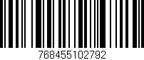 Código de barras (EAN, GTIN, SKU, ISBN): '768455102792'