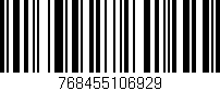Código de barras (EAN, GTIN, SKU, ISBN): '768455106929'