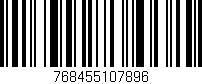 Código de barras (EAN, GTIN, SKU, ISBN): '768455107896'
