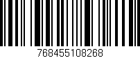 Código de barras (EAN, GTIN, SKU, ISBN): '768455108268'