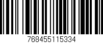 Código de barras (EAN, GTIN, SKU, ISBN): '768455115334'