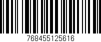 Código de barras (EAN, GTIN, SKU, ISBN): '768455125616'