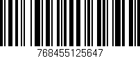Código de barras (EAN, GTIN, SKU, ISBN): '768455125647'