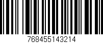 Código de barras (EAN, GTIN, SKU, ISBN): '768455143214'
