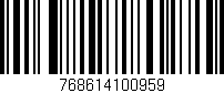 Código de barras (EAN, GTIN, SKU, ISBN): '768614100959'