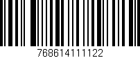 Código de barras (EAN, GTIN, SKU, ISBN): '768614111122'