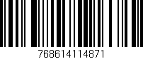 Código de barras (EAN, GTIN, SKU, ISBN): '768614114871'