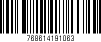 Código de barras (EAN, GTIN, SKU, ISBN): '768614191063'