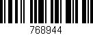 Código de barras (EAN, GTIN, SKU, ISBN): '768944'