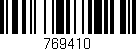 Código de barras (EAN, GTIN, SKU, ISBN): '769410'