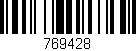 Código de barras (EAN, GTIN, SKU, ISBN): '769428'