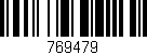 Código de barras (EAN, GTIN, SKU, ISBN): '769479'