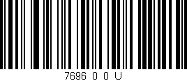 Código de barras (EAN, GTIN, SKU, ISBN): '7696_0_0_U'