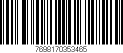 Código de barras (EAN, GTIN, SKU, ISBN): '7698170353465'