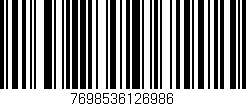 Código de barras (EAN, GTIN, SKU, ISBN): '7698536126986'
