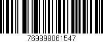 Código de barras (EAN, GTIN, SKU, ISBN): '769898061547'