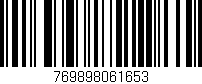 Código de barras (EAN, GTIN, SKU, ISBN): '769898061653'