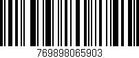 Código de barras (EAN, GTIN, SKU, ISBN): '769898065903'