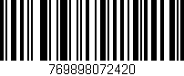 Código de barras (EAN, GTIN, SKU, ISBN): '769898072420'