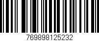 Código de barras (EAN, GTIN, SKU, ISBN): '769898125232'
