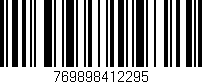 Código de barras (EAN, GTIN, SKU, ISBN): '769898412295'