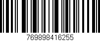 Código de barras (EAN, GTIN, SKU, ISBN): '769898416255'