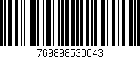 Código de barras (EAN, GTIN, SKU, ISBN): '769898530043'