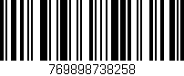 Código de barras (EAN, GTIN, SKU, ISBN): '769898738258'