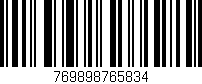 Código de barras (EAN, GTIN, SKU, ISBN): '769898765834'