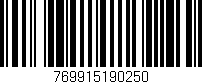 Código de barras (EAN, GTIN, SKU, ISBN): '769915190250'