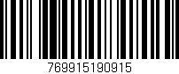 Código de barras (EAN, GTIN, SKU, ISBN): '769915190915'