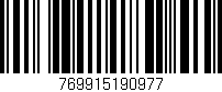 Código de barras (EAN, GTIN, SKU, ISBN): '769915190977'